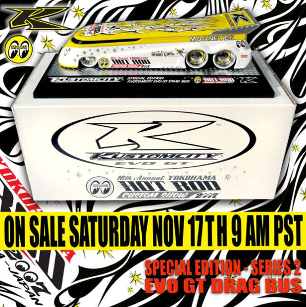KUSTOMCITY� ---- ------ 7TH ISSUE ------ --EVO GT DRAG BUS--  2007 MOONEYES HRCS ------(Sold Out)-------
