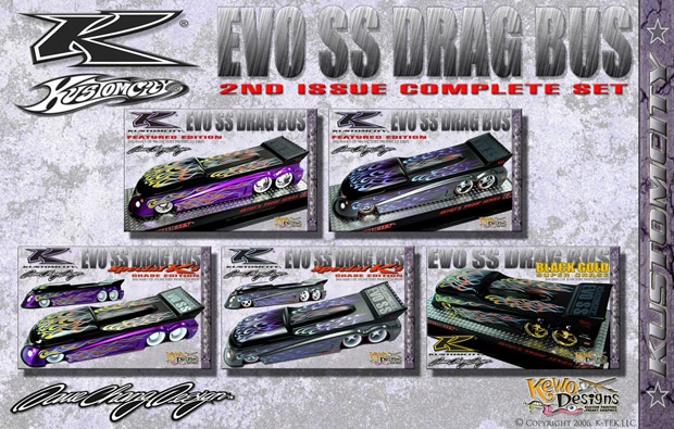 KUSTOMCITY� ---- ----- 02ND ISSUE ----- --EVO SS DRAG BUS-- -- ARTIST PROOF 2 --