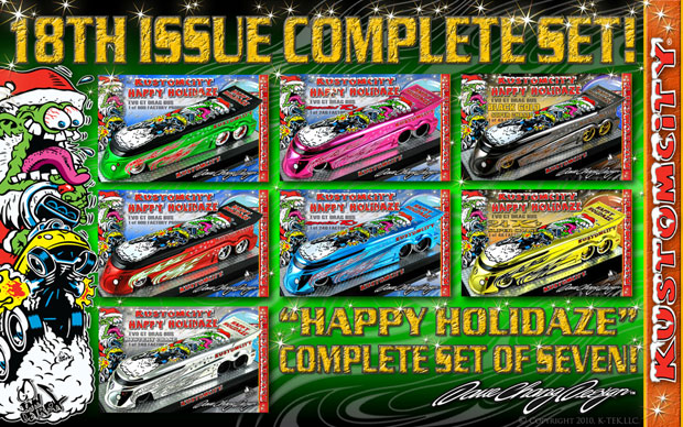 KUSTOMCITY� ---- ------ 18TH ISSUE ------ EVO GT DRAG BUS-- ---"Happy Holidaze"---