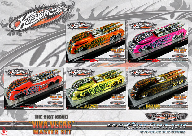 KUSTOMCITY� ---- ------ 21TH ISSUE ------ EVO "SURFWAGEN"--VIVA VEGAS EDITION-