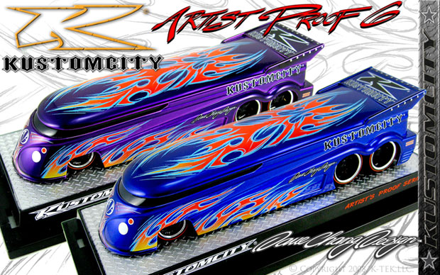 KUSTOMCITY� ---- ------ 12TH ISSUE ----- --EVO GT DRAG BUS-- -- ARTIST PROOF 6 -- ------(Sold Out)-------