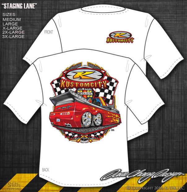 KUSTOMCITY� "STAGING LANE" MEDIUM SIZE T-SHIRT